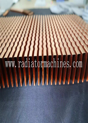 1-12 মিমি ফিন উচ্চতা রেডিয়েটর ফিন মেশিন জন্য Cuatomized ফিন দৈর্ঘ্য