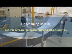 কিভাবে একটি রেসিপ্রোকেটিং ফিন স্ট্যাম্পিং মেশিনে ল্যান্সড অফসেট অ্যালুমিনিয়াম ফিন তৈরি করা হয়?