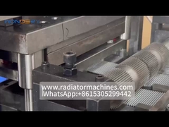 অ্যালুমিনিয়াম ফিন প্রেস মেশিন টার্বুলেটর তেল কুলার বায়ু চার্জার